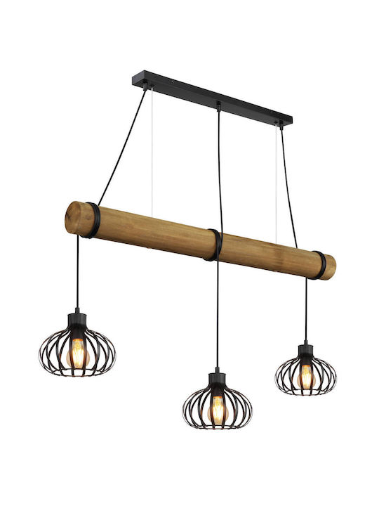 Globo Lighting Κρεμαστό Φωτιστικό Μαύρο