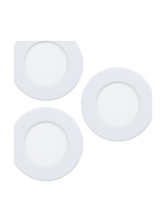 Eglo Fueva Χωνευτό LED Panel με Θερμό Λευκό Φως...