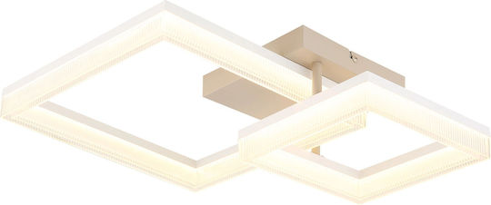 Globo Lighting Luminiță De Tavan Montată Bej Cu LED Integrat