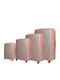 Cardinal Cardinal Hart Reise Koffer Beige Maximale Höhe 86cm Set 4 Stück