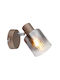 Globo Lighting Μονό Σποτ σε Καφέ Χρώμα