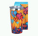 Thermosflasche Rostfreier Stahl 600ml Duo Modern Hearts