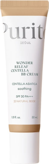 Purito Wonder Releaf Centella BB 23 Natural Beige Moisturizing & Anti-aging Face Day Cream for Blemishes & Redness with Niacinamide & Panthenol 30ml