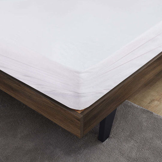 Aigaion Wasserdichtes Baby Matratzenschoner Für Krippe Weiß mit Fase 70x140x25cm