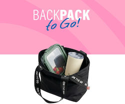Iris Barcelona Σετ Backpack To Go Τσαντάκι Ισοθερμικό Μαύρο Κούπα Γυάλινο Φαγητοδοχείο Iris Barcelona Σετ Backpack To Go Τσαντάκι Ισοθερμικό Μαύρο Κούπα Γυάλινο Φαγητοδοχείο