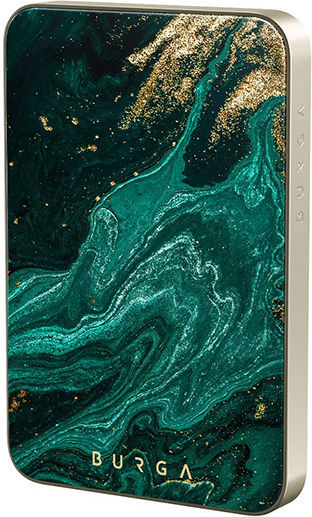 Burga MagSafe Power Bank 5000mAh 7.5W με Θύρα USB-C Gold - Emerald Pool