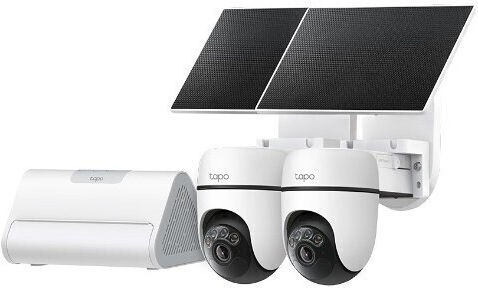 Tp-link Solar Cam 2k Schwenkbare Überwachungskamera 2-Kamera Set Hb112