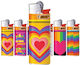 BIC Mini Pride J25 Αναπτήρας Φλόγας Cool Plant 6τμχ