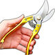 Garden Pruning Shears Hand Operated Shrub Branches One Hand Strong