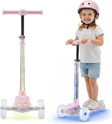 HyperMotion Patin pentru copii Becky cu 3 roți cu iluminare LED pentru 3+ ani Roz HyperMotion Patin pentru copii Becky cu 3 roți cu iluminare LED pentru 3+ ani Roz