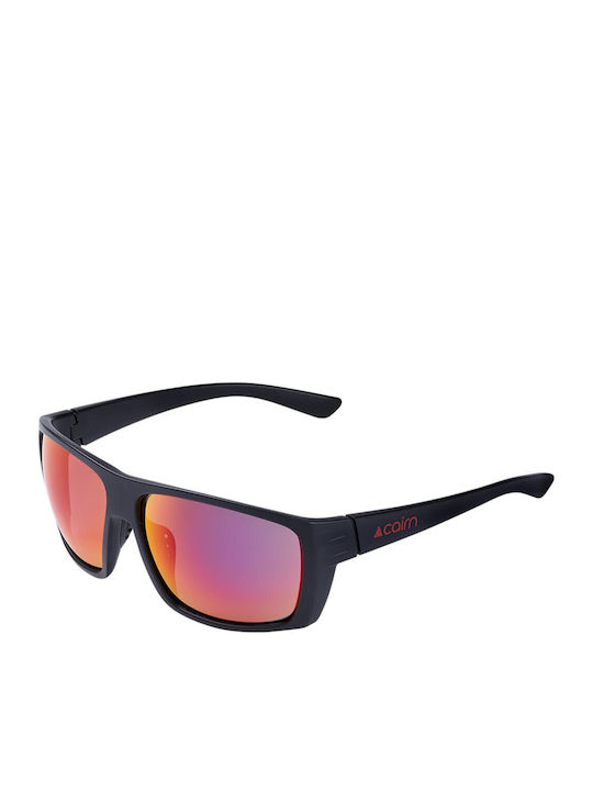 Cairn Unisex Ochelari de Soare cu Cadru Negru și Lentilă Neagră