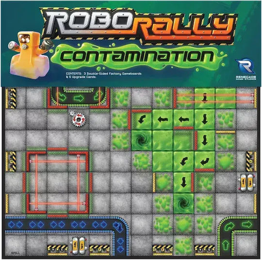 Επέκταση Παιχνιδιού Robo Rally: Contamination για 2-6 Παίκτες 12+ Ετών (EN) Renegade Game Studios