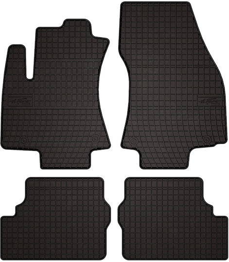 Rubber Car Mats Opel Zafira A Minivan 1999-2005 Black Fitted