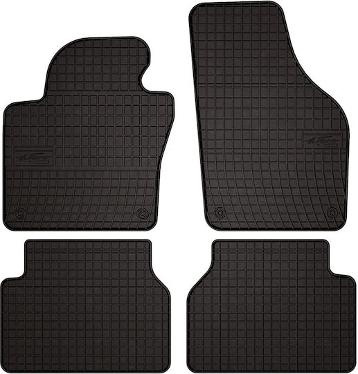 Gummi Auto Fußmatten Volkswagen Tiguan I Minivan 2007-2015 Schwarz Passgenau