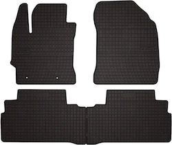 Rubber Car Mats Toyota Verso Minivan 2009-2018 Black Fitted Rubber Car Mats Toyota Verso Minivan 2009-2018 Black Fitted