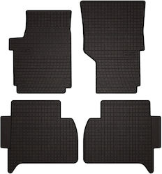 Rubber Car Mats Volkswagen Amarok Pickup 2010-2021 Black Fitted Rubber Car Mats Volkswagen Amarok Pickup 2010-2021 Black Fitted