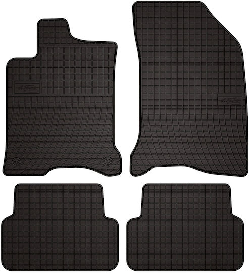 Rubber Car Mats Renault Laguna Ii Estate Liftback 2001-2007 Black Fitted