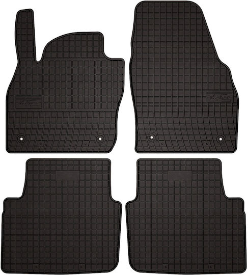 Rubber Car Mats Skoda Kamiq Crossover 2019 Black Fitted