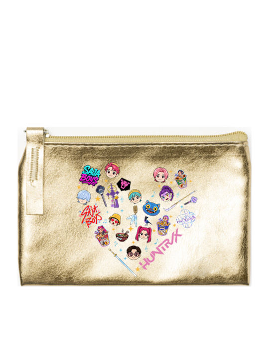 Digital Place Kids Wallet with Zipper Gold