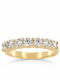 Ios Women's Ring with Zircon from 14K Gold