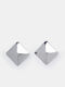 Ohrringe Stecknadelverschluss Geometrisches Form Pyramide 4962411-Silber
