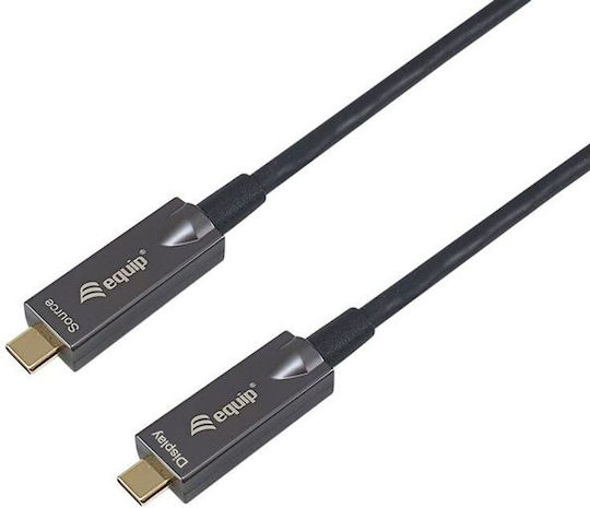 Equip USB 3.1 Kabel USB-C Männlich - USB-C 60W PD Schwarz 7,5m 119467
