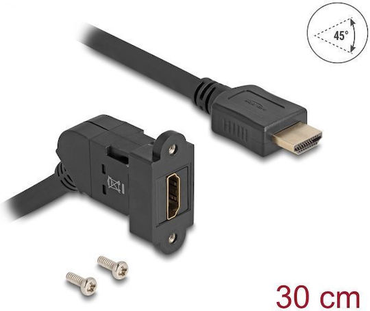 DeLock Keystone Конвертор HDMI женски към HDMI женски