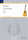 Ponce 12 Preludes Guitar