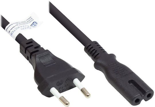 Good Connections Euro / IEC C7 - Euro / IEC C7 Cable 7.5m Black P0370-S075