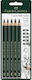 Faber-castell Castell 9000 Jumbo Set 5 Bleistifte Graphit HB 2B 4B 6B 8B