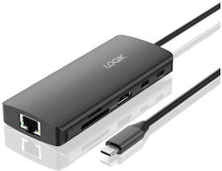 LOGIK USB-Hub 9 Θυρών με Σύνδεση USB-A