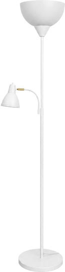 Opviq Sir Lampadar de Podea Υ162xΜ40εκ. Cu Dulie Pentru Bec E27 Alb