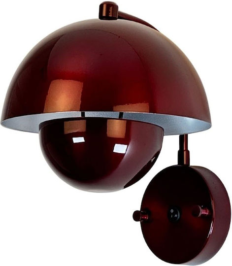 Opviq Eylul Lampă de perete Roz 23 cm