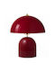 Opviq Sgn Table Lamp with E27 Fitting with Red Shade and Base