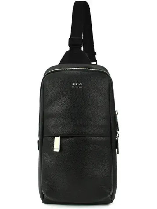 Men's Black Sling Bag
