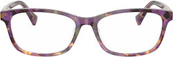 Ralph Lauren Rectangular Purple Tortoise Ra7194u 6303