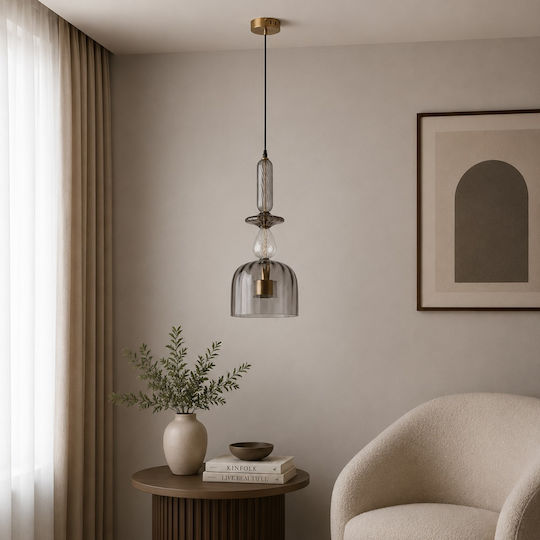 Artekko Grey LED Ceiling Light 20x20cm