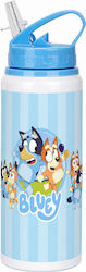 Digital Place Water Bottle Bluey 600ml White