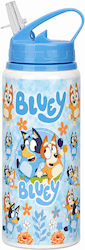 Digital Place Water Bottle Bluey 600ml White
