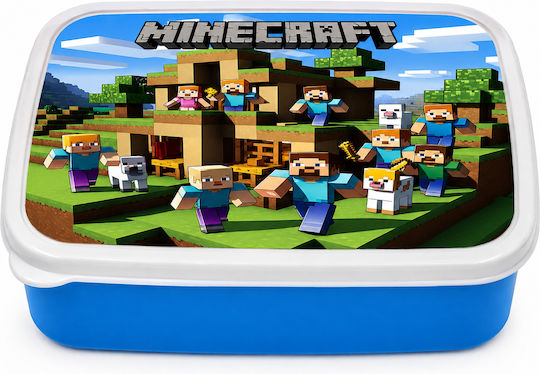 Digital Place Digital Place Kunststoff Kinderlebensmittelbehälter Minecraft 18 x 13 x 6cm