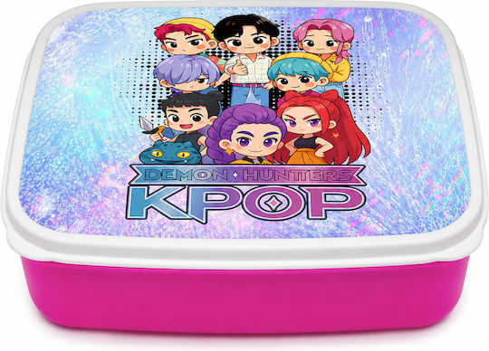 Digital Place K-POP Demon Hunters Kunststoff Kinderlebensmittelbehälter 18 x 13 x 6cm