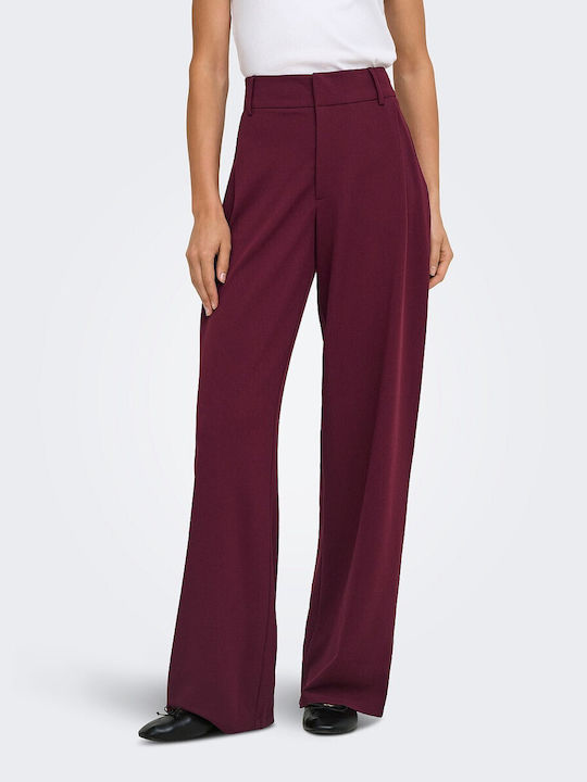 Jdy Pantaloni Dama Largi High Rise Fit Lejeri B...