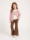 Kids Set with Leggings Winter 3 Pieces Pink