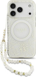 Guess Iml Flowers Allover Strap Λευκή (Iphone 18 Pro) Guess Iml Flowers Allover Strap Λευκή (Iphone 18 Pro)