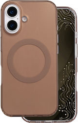 Tecto Shield Mistiq Mag Case iPhone 16 6 1" Кафяв Tecto Shield Mistiq Mag Case iPhone 16 6 1" Кафяв