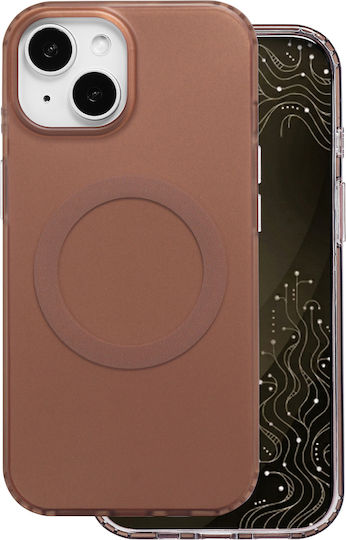 Tecto Shield Mistiq Mag Case iPhone 15 6 1" Кафяв