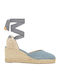 Chiara 6 002 Platforme Dama de Vară în Tip Espadrile Albastru Deschis