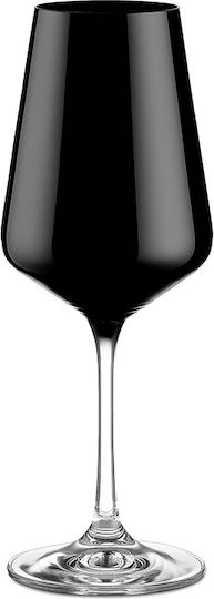 Capolavoro Water Glass Set Crystal Black 350ml 6 Pieces