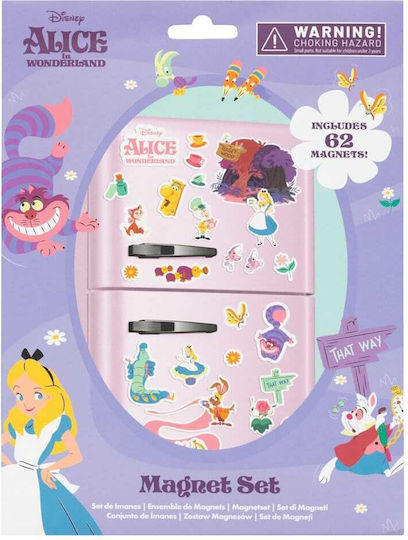 Disney Alice In Wonderland Die-cut Magnet Set