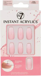 W7 Cosmetics False Nail Tips in Pink Colour 24 Pieces W7 Cosmetics False Nail Tips in Pink Colour 24 Pieces